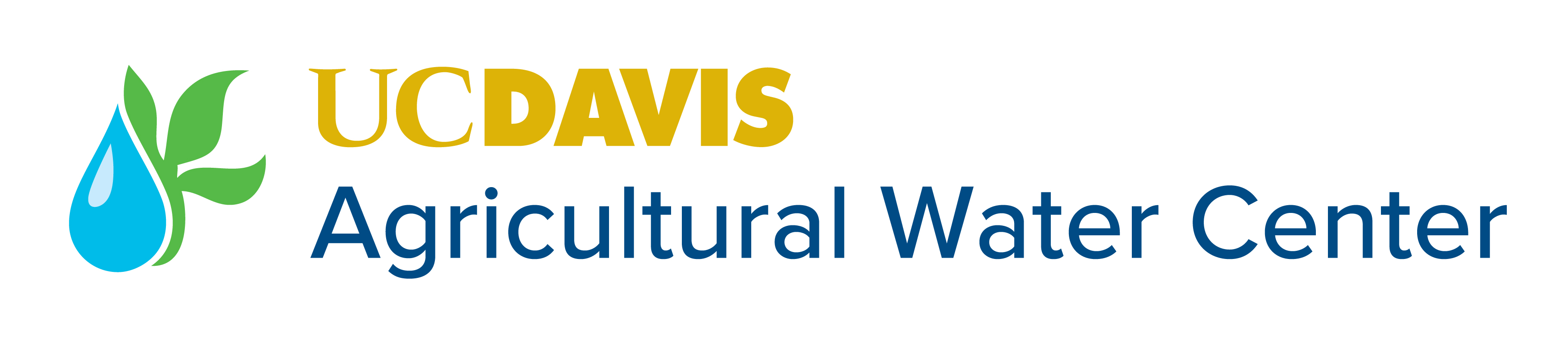 UC Davis Agricultural Water Center Logo